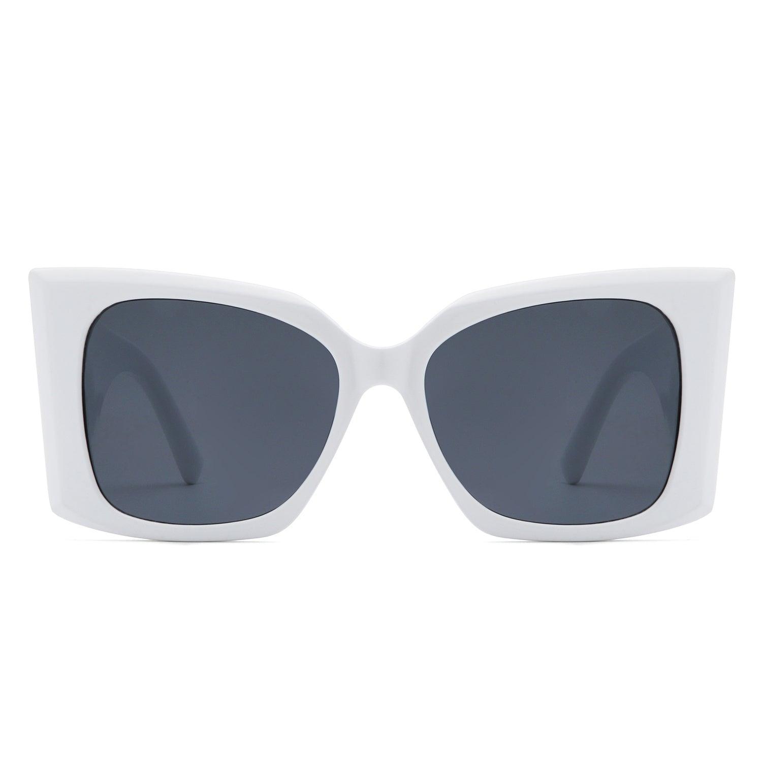 Skydusts - Oversize Square Chunky Fashion Large Women Sunglasses - VirtuousWares:Global