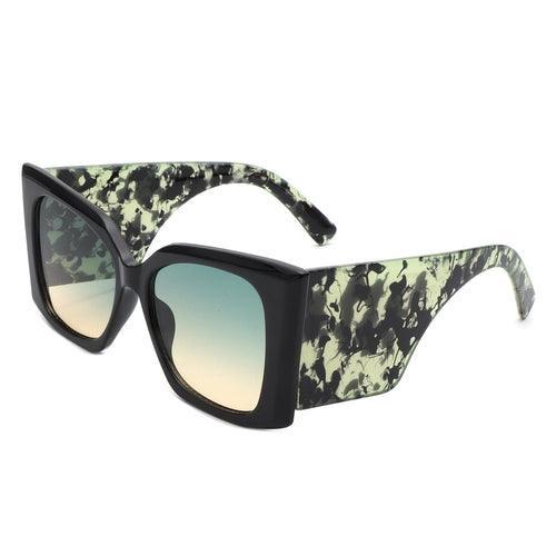 Skydusts - Oversize Square Chunky Fashion Large Women Sunglasses - VirtuousWares:Global