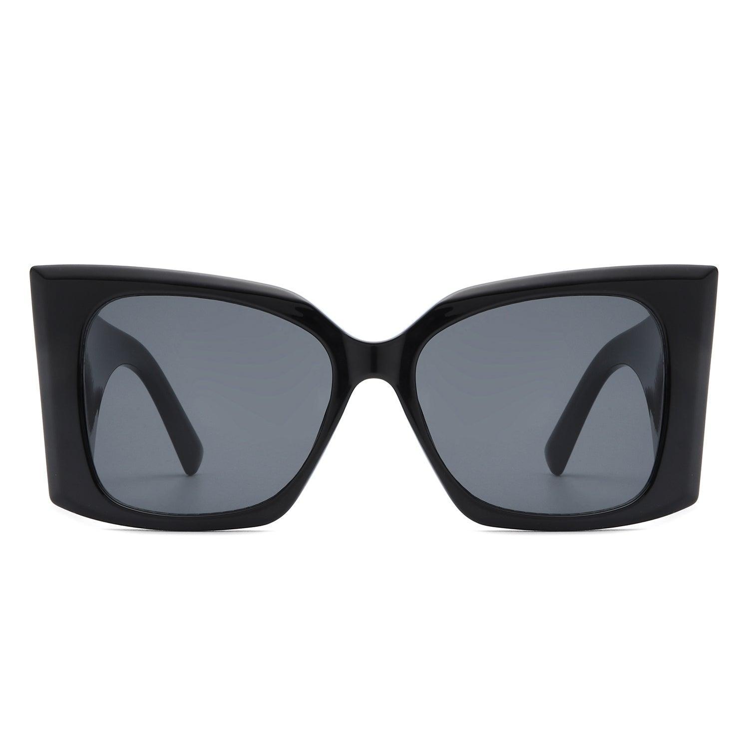 Skydusts - Oversize Square Chunky Fashion Large Women Sunglasses - VirtuousWares:Global