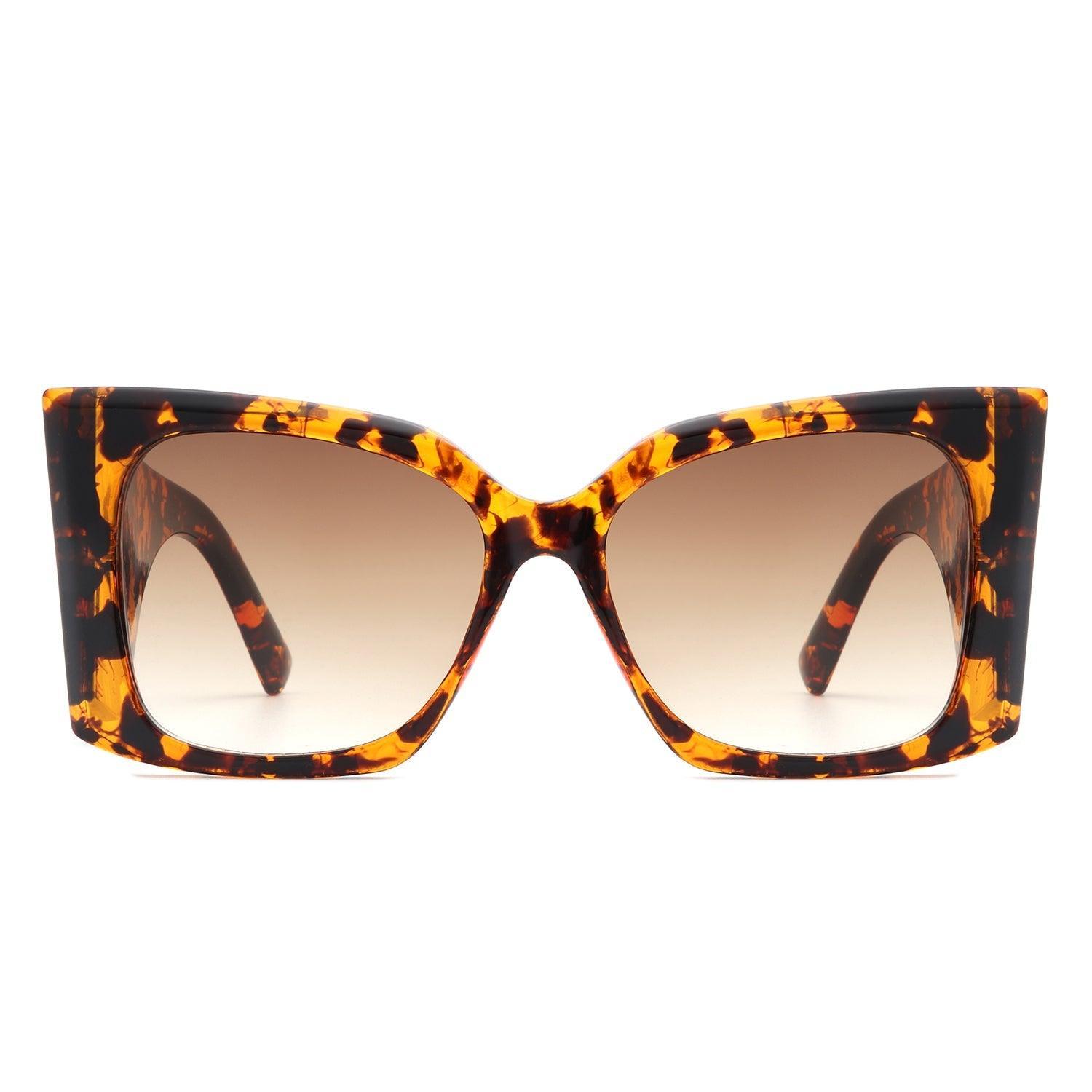 Skydusts - Oversize Square Chunky Fashion Large Women Sunglasses - VirtuousWares:Global