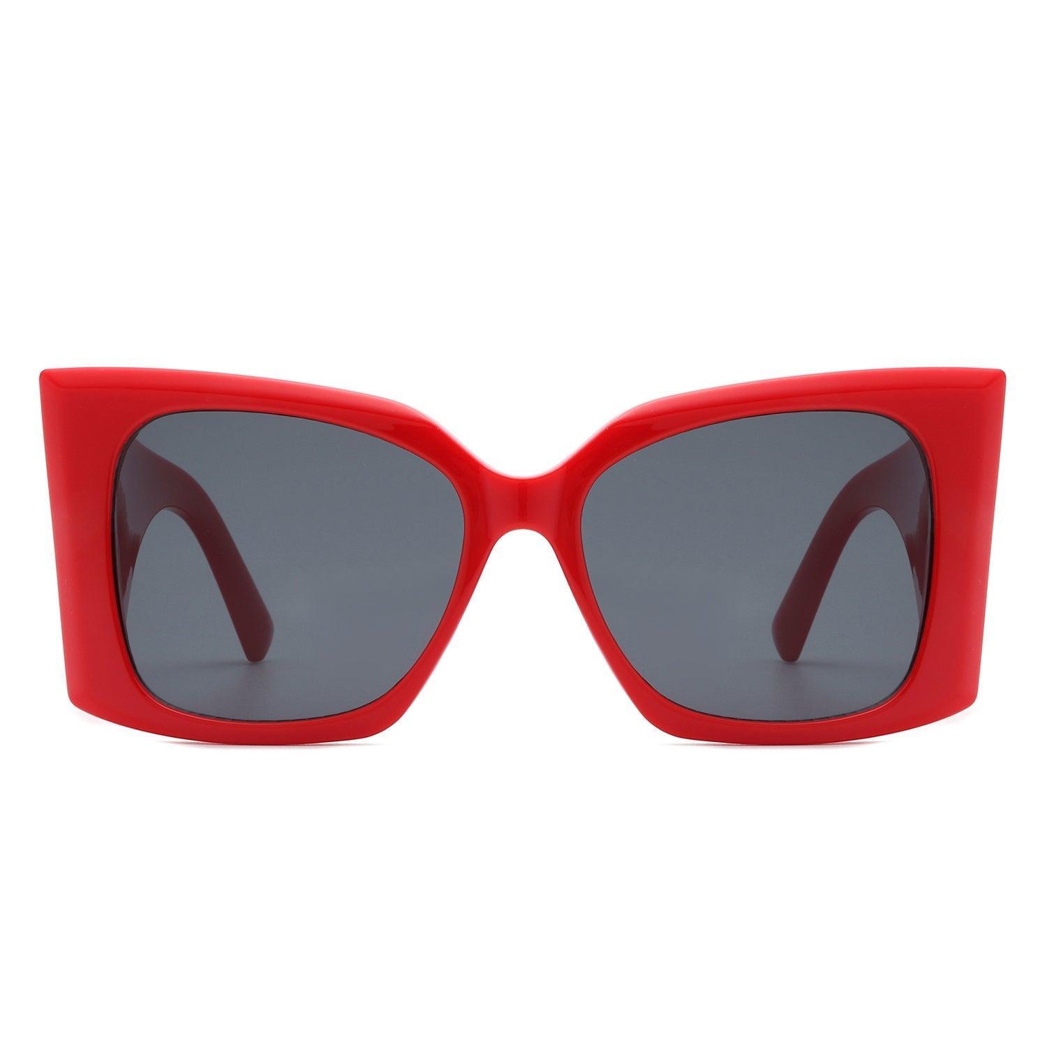 Skydusts - Oversize Square Chunky Fashion Large Women Sunglasses - VirtuousWares:Global