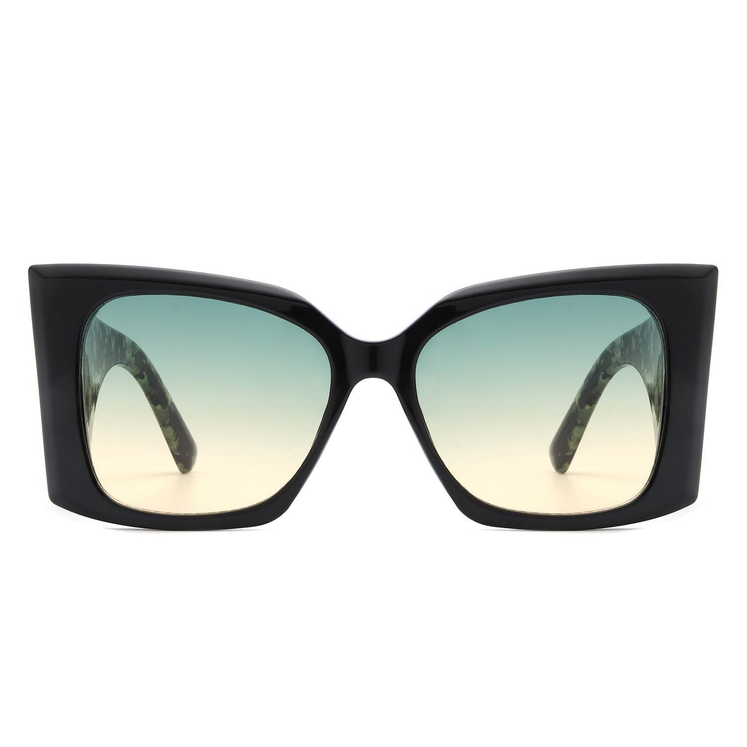Skydusts - Oversize Square Chunky Fashion Large Women Sunglasses - VirtuousWares:Global