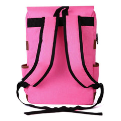 Slim Backpack College,School and Business Fits 15-inch Laptop-Hot Pink - VirtuousWares:Global
