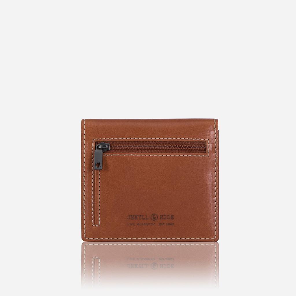 Slim Bifold Wallet with Coin Pouch, Tan - VirtuousWares:Global