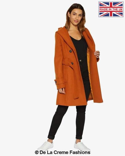 Slim Fit Shawl Hooded Coat (1325) - VirtuousWares:Global