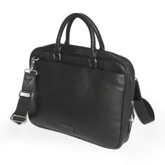 Slim Open Flap Briefcase with Top Handles - VirtuousWares:Global