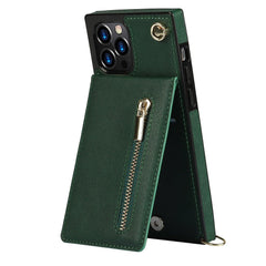 Slim Zipper Wallet Back Case for iPhone With Crossbody Strap - VirtuousWares:Global