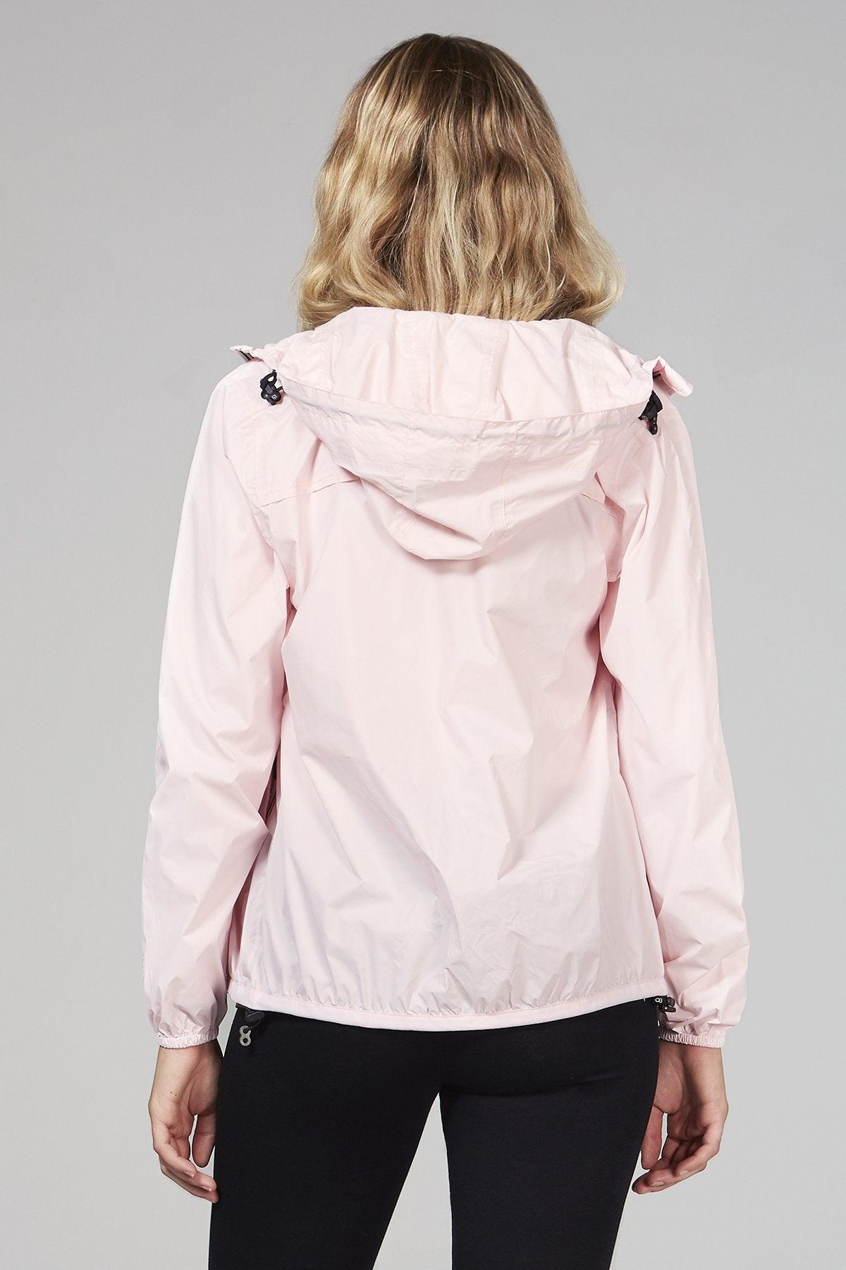 Sloane - Ballet Slipper Full Zip Packable Rain Jacket - VirtuousWares:Global