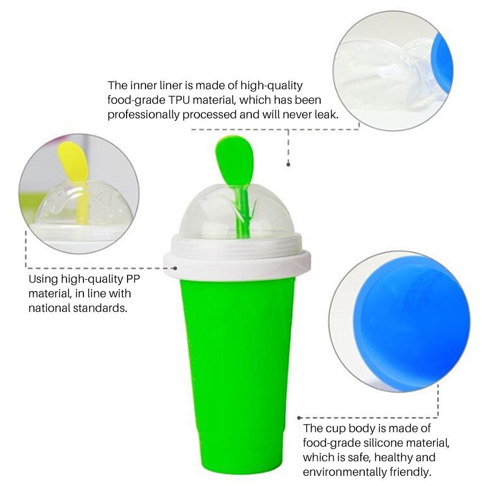 Slushy Maker Portable Travel Ice Cup Homemade Freeze Drinks Cup - VirtuousWares:Global