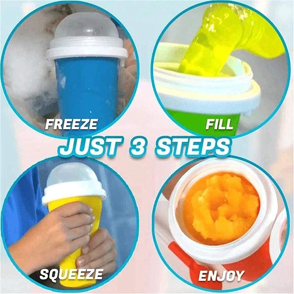 Slushy Maker Portable Travel Ice Cup Homemade Freeze Drinks Cup - VirtuousWares:Global