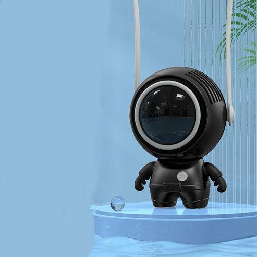 Small Handheld Personal Neck Fans USB Rechargeable Astronaut - VirtuousWares:Global
