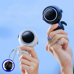 Small Handheld Personal Neck Fans USB Rechargeable Astronaut - VirtuousWares:Global