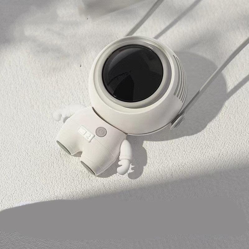 Small Handheld Personal Neck Fans USB Rechargeable Astronaut - VirtuousWares:Global