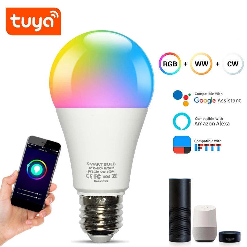 Smart Bulb E26 Wifi Light Compatible with Tuya Alexa Google Assistant - VirtuousWares:Global