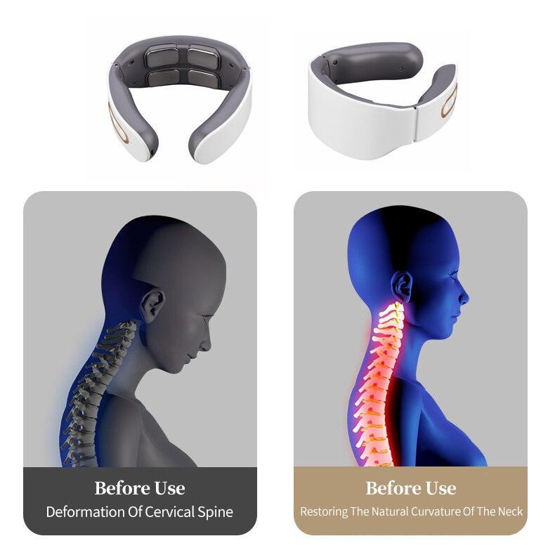 Smart Electric Neck Massager Wireless Shoulder Body Massager 6 Modes - VirtuousWares:Global