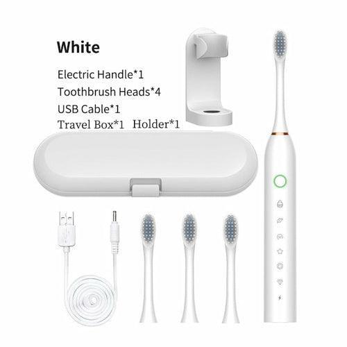 Smart Electric Sonic Toothbrush Rechargeable USB Teeth Brush - VirtuousWares:Global