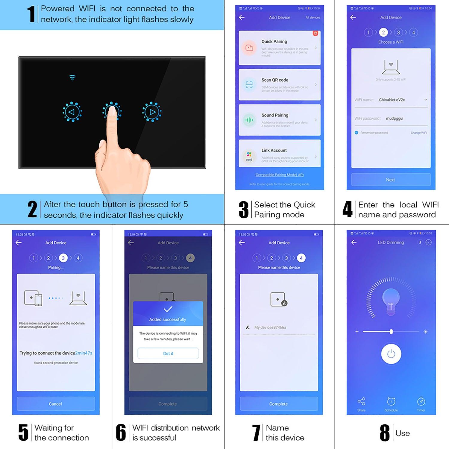 Smart Wifi Switch Compatible with Amazon Alexa - VirtuousWares:Global