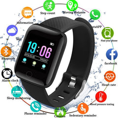 Smart Wristband Heart Rate Monitor Smart Fitness Bracelet Blood - VirtuousWares:Global