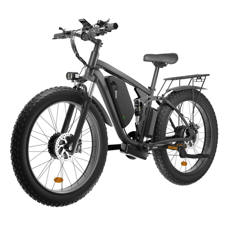 SMLRO Bicycle Aluminium Alloy Fat Bike 26*4.0 Inch 7 Speed MTB Road - VirtuousWares:Global