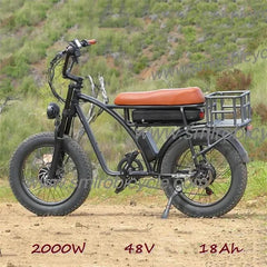 SMLRO E5 Plus 2000watt Ebik Double Motor Electric Motorcycle 48V 18AH - VirtuousWares:Global