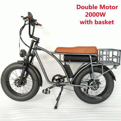 SMLRO E5 Plus 2000watt Ebik Double Motor Electric Motorcycle 48V 18AH - VirtuousWares:Global