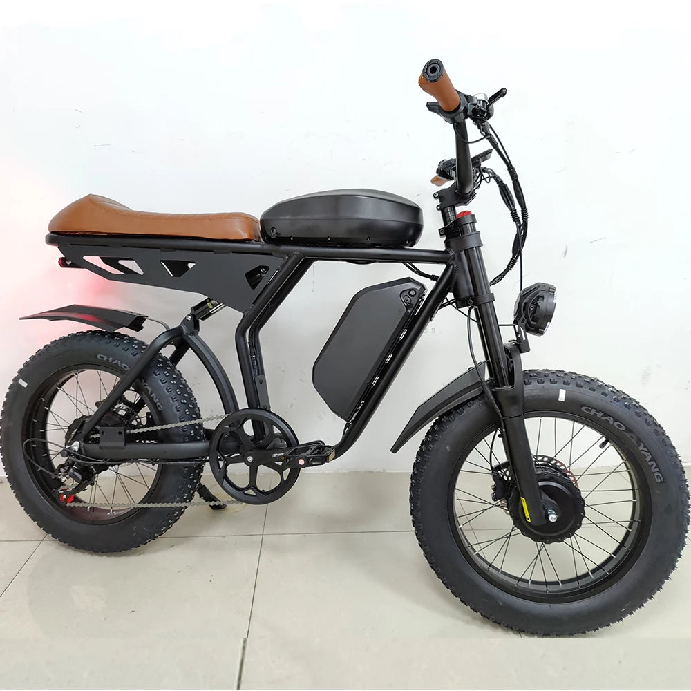 SMLRO New Double Battery & Motor Electric Bicycle 2000W 17.5Ah + - VirtuousWares:Global