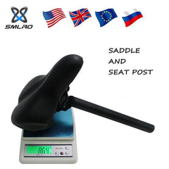 SMLRO PU Leather Bicycle Cushion Soft Shock Absorbing Mountain Bike - VirtuousWares:Global