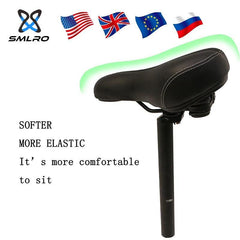 SMLRO PU Leather Bicycle Cushion Soft Shock Absorbing Mountain Bike - VirtuousWares:Global