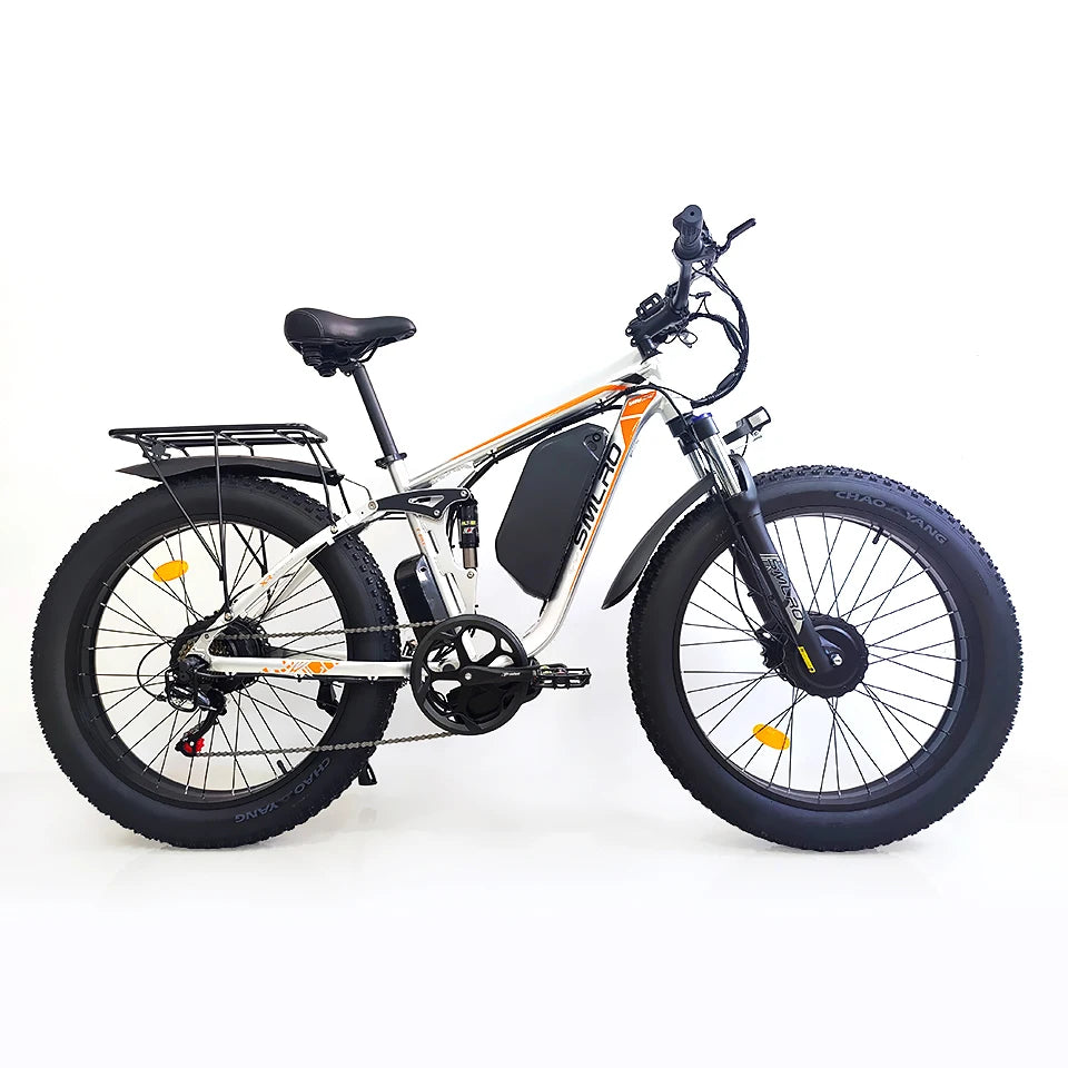 SMLRO V3 Electric Bike 2000W 48V 22.4AH Fat Tire Bike 26 Inch Mountain - VirtuousWares:Global