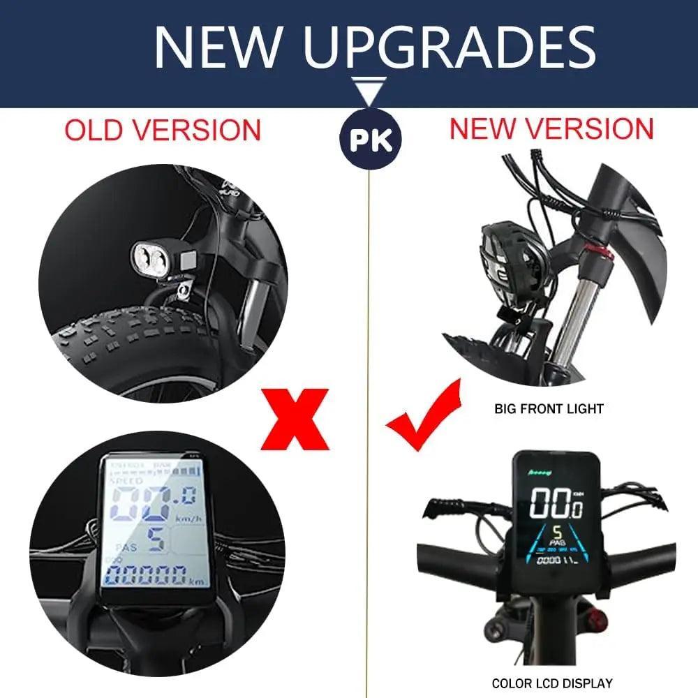 Smlro XDC600 Pro Electric Fat Tire Bike 48V 26 Inch 2000W Double Motor - VirtuousWares:Global