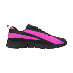 Sneakers For Women, Black And Purple Stripe - Running Shoes - VirtuousWares:Global