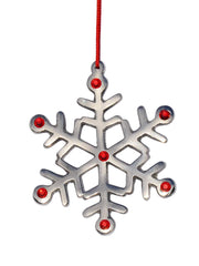 Snowflake Christmas Tree Ornament Decorations Set of 4 - VirtuousWares:Global