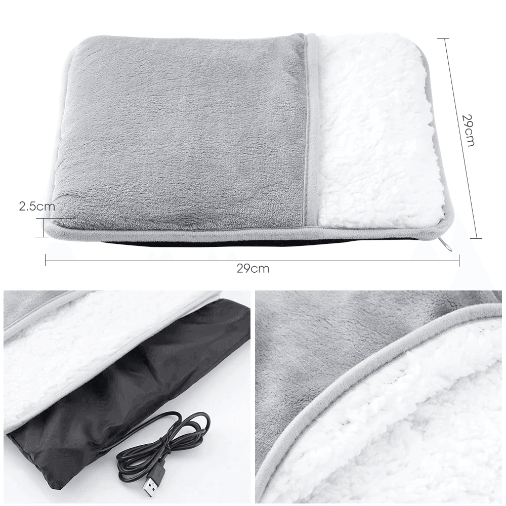 Soft Plush Winter Multi-Use Foot Warmer - VirtuousWares:Global