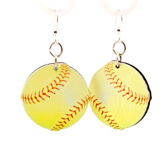 Softball Earrings #1607 - VirtuousWares:Global