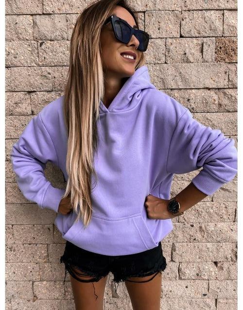 Solid Color Hoodies Pullover Sweatshirt - VirtuousWares:Global