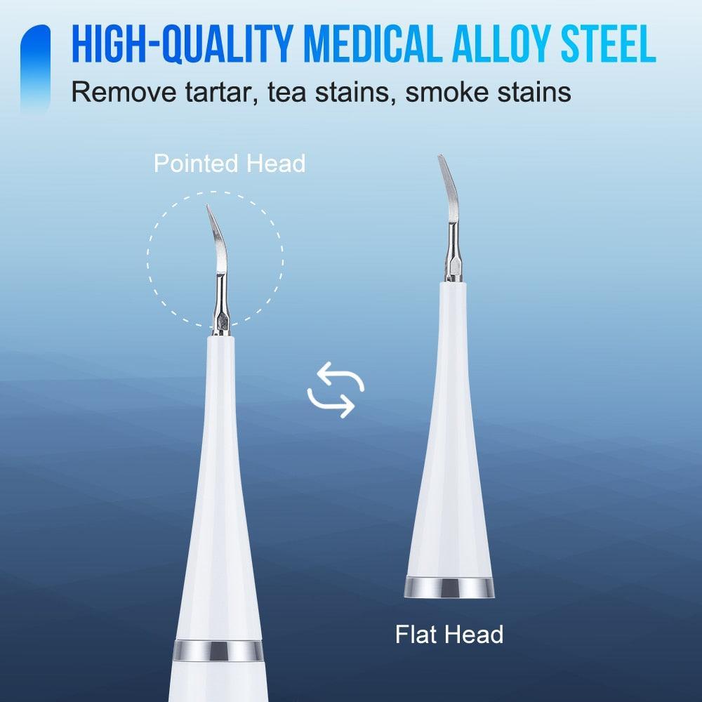 Sonic Dental Scaler Stone Removal Calculus Tartar Eliminator Remover - VirtuousWares:Global