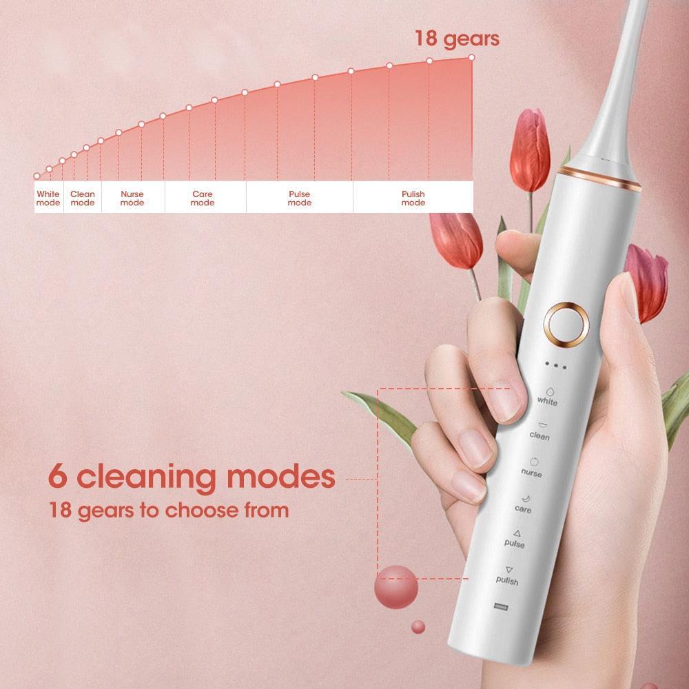 Sonic Electric Toothbrush Travel for Adults Children Denta Whitening - VirtuousWares:Global