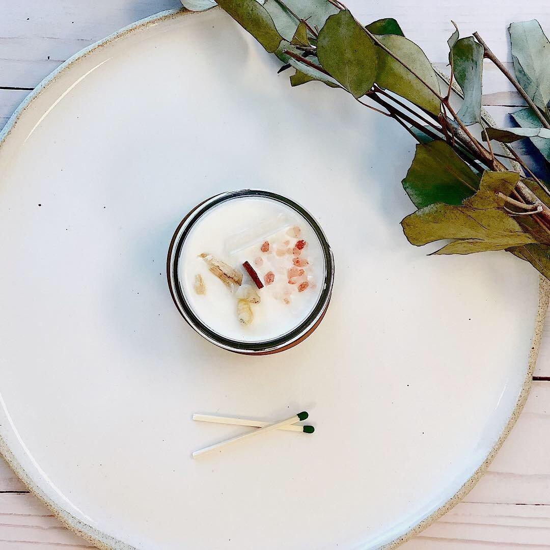 Space Clearing Candle/ Intention Candle / Organic Soy Candle / Candle - VirtuousWares:Global
