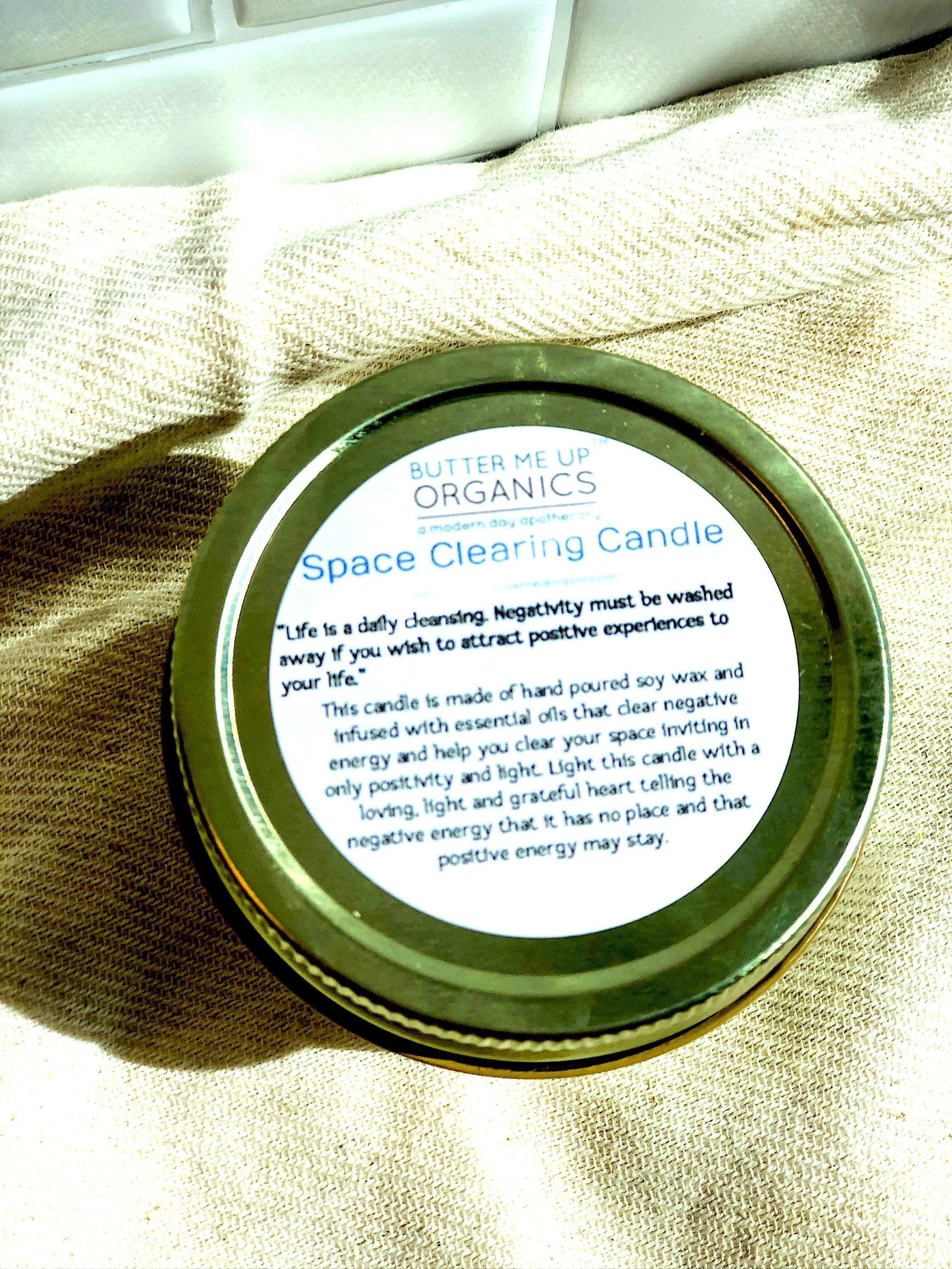 Space Clearing Candle/ Intention Candle / Organic Soy Candle / Candle - VirtuousWares:Global