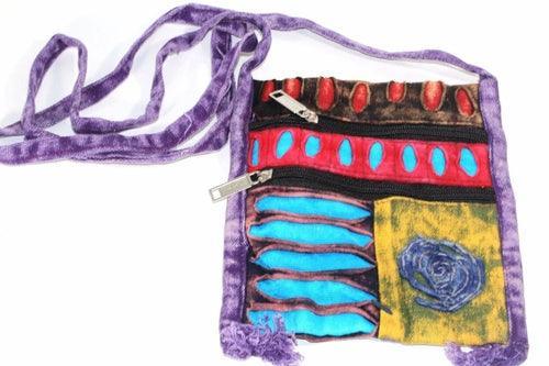 Spiral Cross Body Patchwork Passport Bag - VirtuousWares:Global