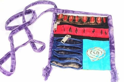 Spiral Cross Body Patchwork Passport Bag - VirtuousWares:Global