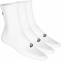 Sports Socks Asics Crew 3PPK White - VirtuousWares:Global