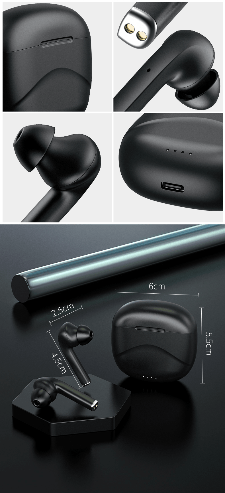 Sports TWS Wireless Bluetooth Earphones for Apple Huawei - VirtuousWares:Global