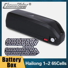 SSE-077 HaiLong Down Tube downtube E-bike Electric bike battery box case with 10S 6P 13S 5P Nickle strips with USB 5V output - VirtuousWares:Global