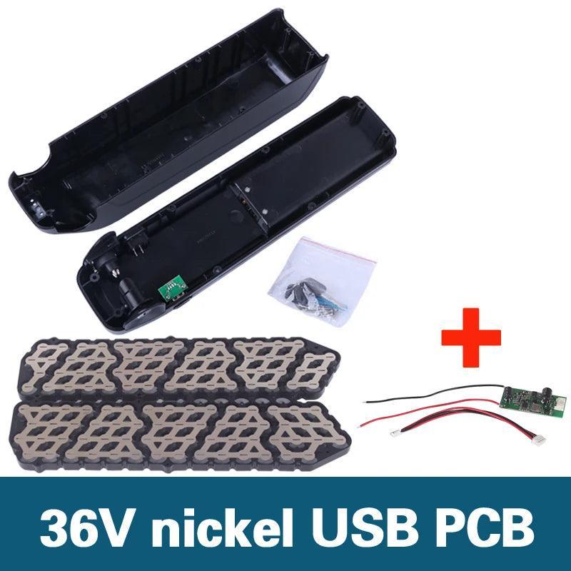 SSE-077 HaiLong Down Tube downtube E-bike Electric bike battery box case with 10S 6P 13S 5P Nickle strips with USB 5V output - VirtuousWares:Global
