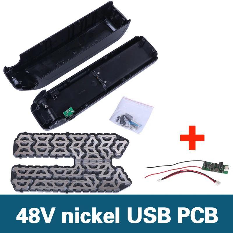SSE-077 HaiLong Down Tube downtube E-bike Electric bike battery box case with 10S 6P 13S 5P Nickle strips with USB 5V output - VirtuousWares:Global