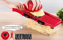 Stainless Steel 6 Blades Vegetable Slicer - VirtuousWares:Global