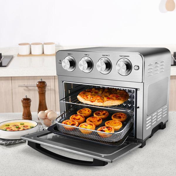 Stainless Steel Air Fryer Toaster Oven Countertop Oven - VirtuousWares:Global