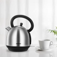 Stainless Steel Inner Pot and Lid Electric Kettle with Water Filter - VirtuousWares:Global