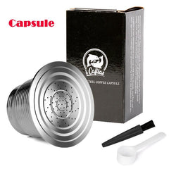 Stainless Steel Reusable Capsule Cup for Nespresso - VirtuousWares:Global